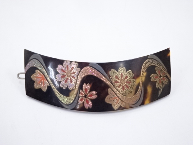 本鼈甲蒔絵螺鈿付き髪留め 40IMG_3244.JPG